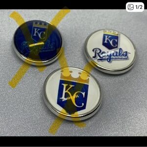 SALE - ⚾️Kansas City Royals Snap Button Charm Set